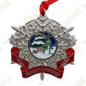 Géocoin "Snowflake ornament" - Signal the Frog® 2024