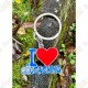 Llavero "I Heart Geocaching"